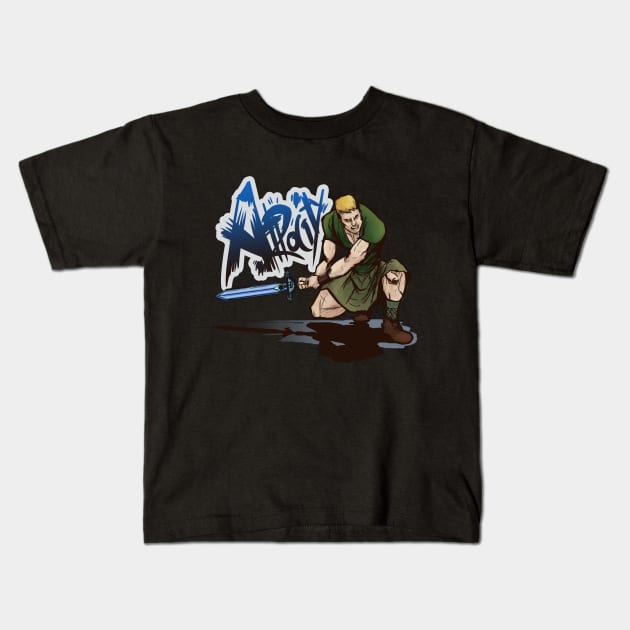 Atrocity Kilt Kids T-Shirt by AtrocityRM